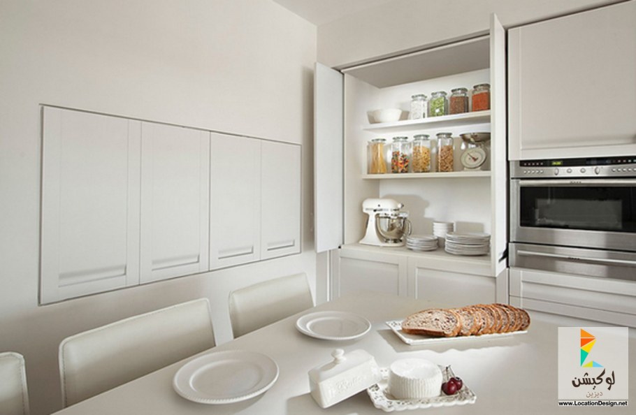 Раздвижные шкафы на кухне