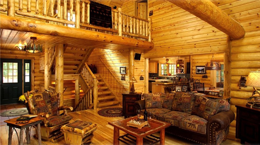 Дом в русском стиле внутри