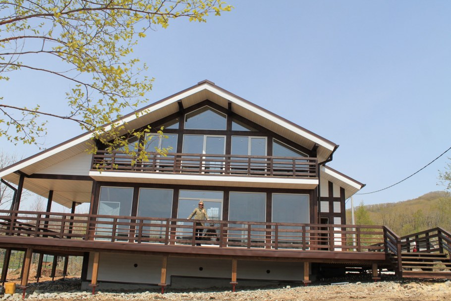 Терраса Шале фахверк