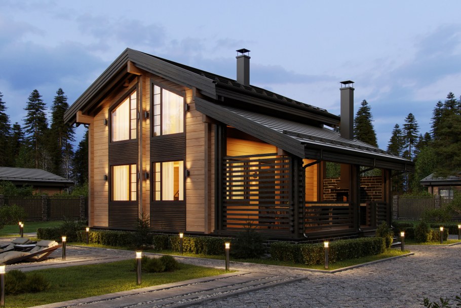 Дом из клееного бруса Starkwood
