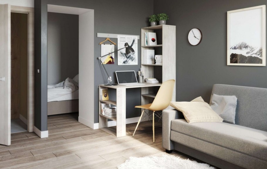 Интерьерные решения для однокомнатной квартиры