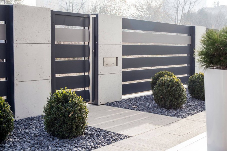 Ворота в современном стиле