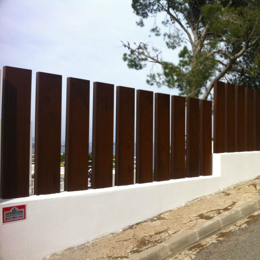 Забор в стиле Минимализм