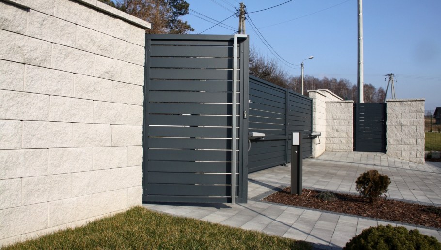 Ворота в стиле лофт