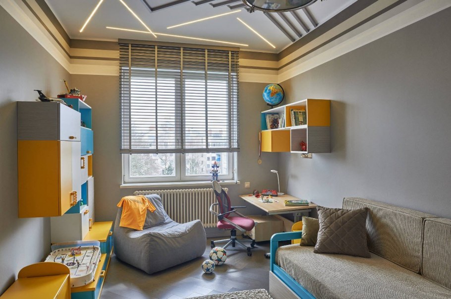 Обустроить детскую комнату для школьника