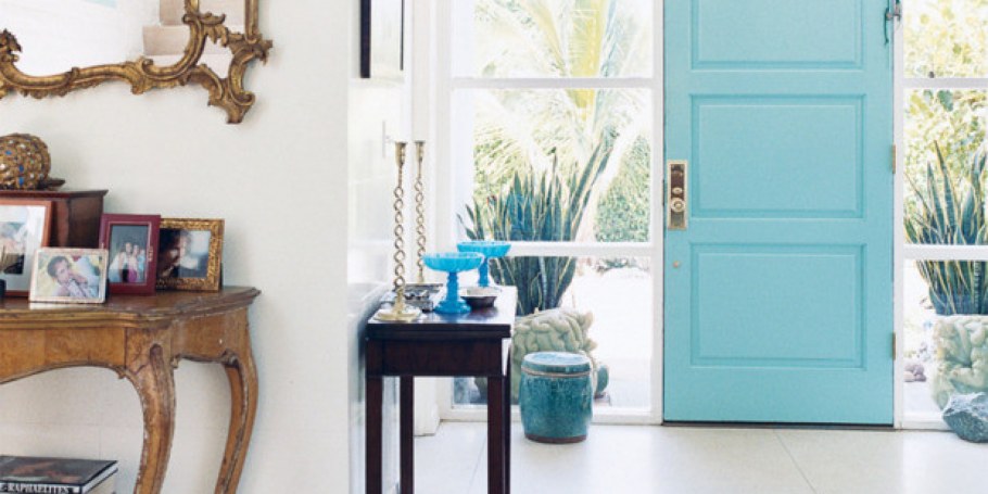 Дверь бирюзовая межкомнатная