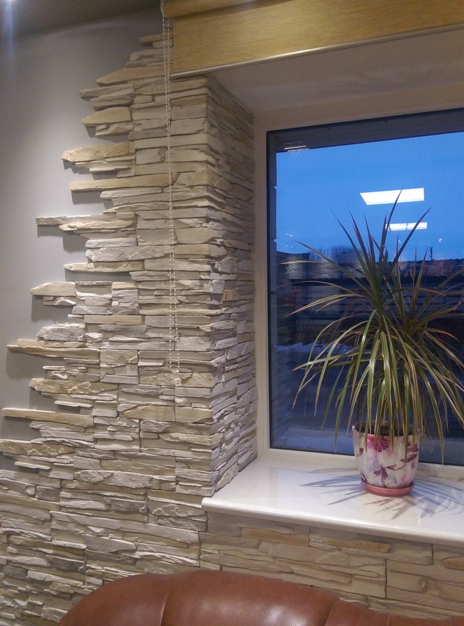 Отделочный камень в интерьере