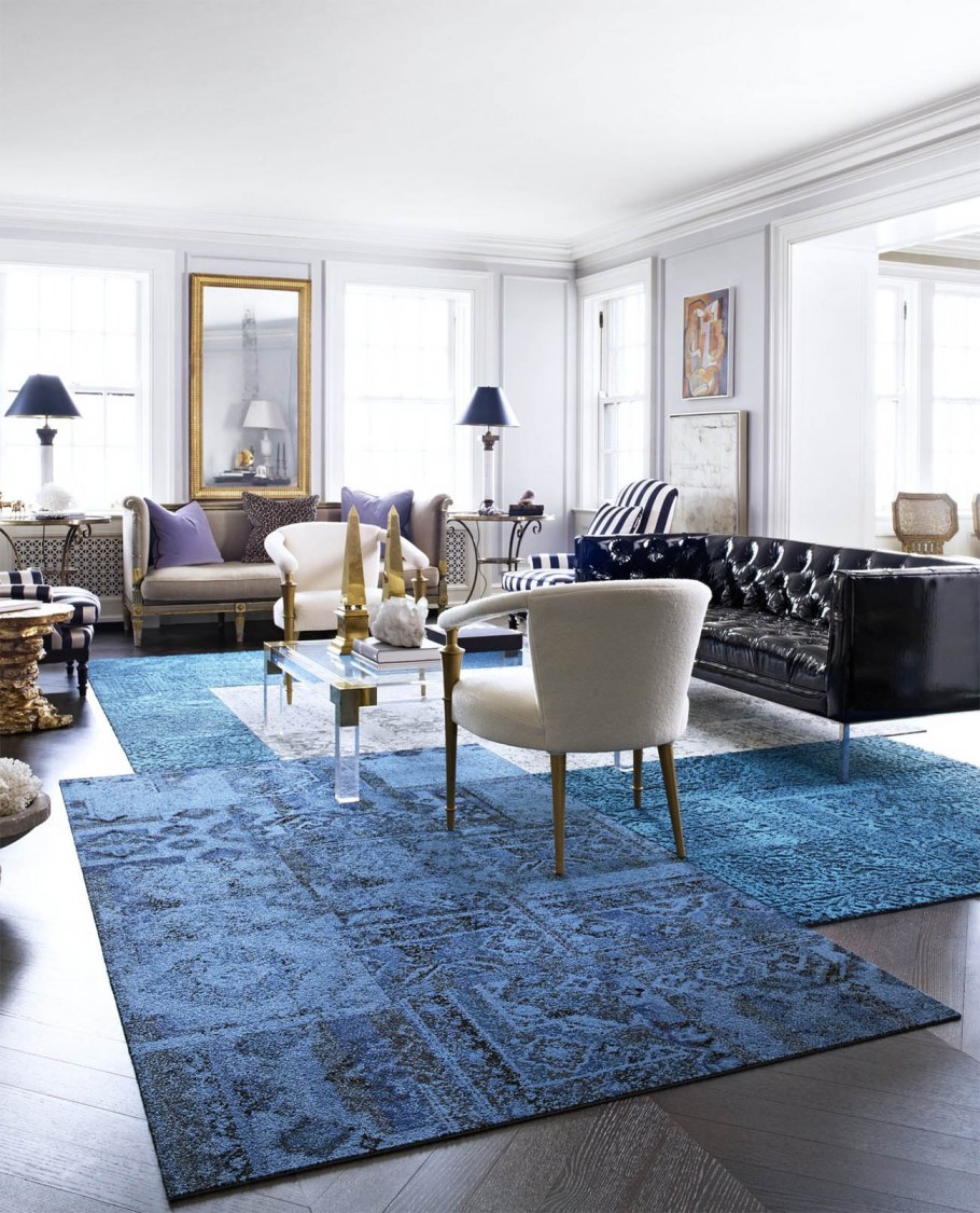 Ковры в интерьере гостиной