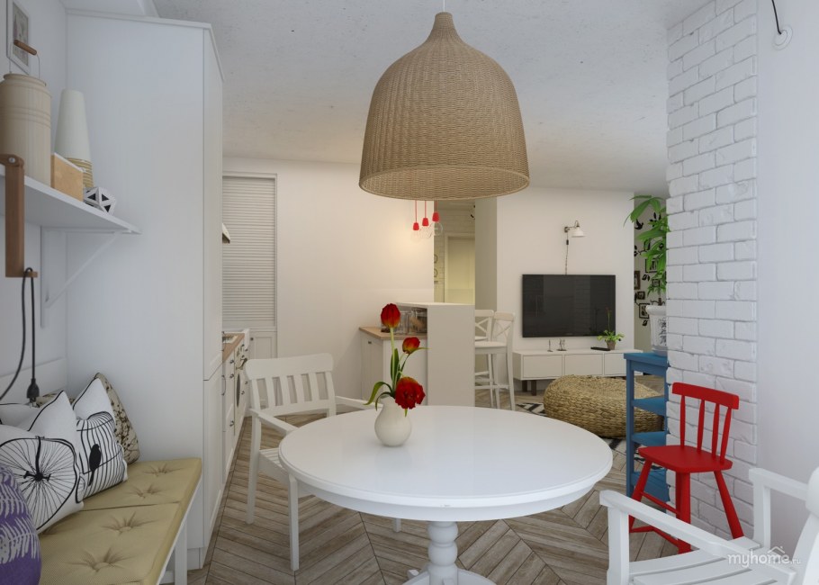 Квартира в стиле икеа