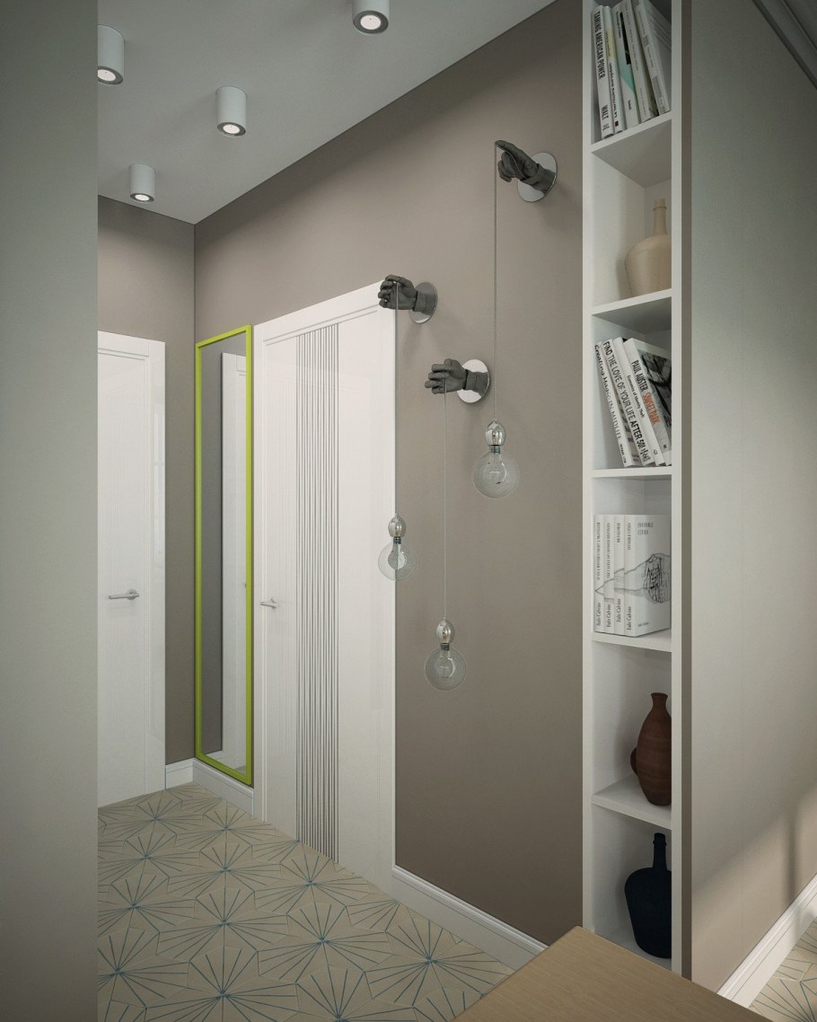 Прихожая белая Неоклассика