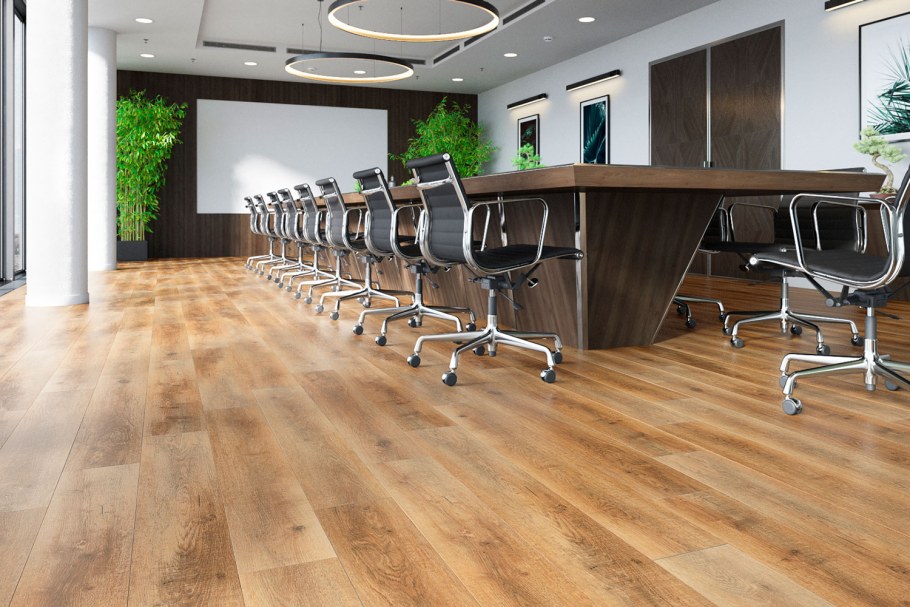 Кварцевый ламинат Refloor Fargo Comfort дуб медовый