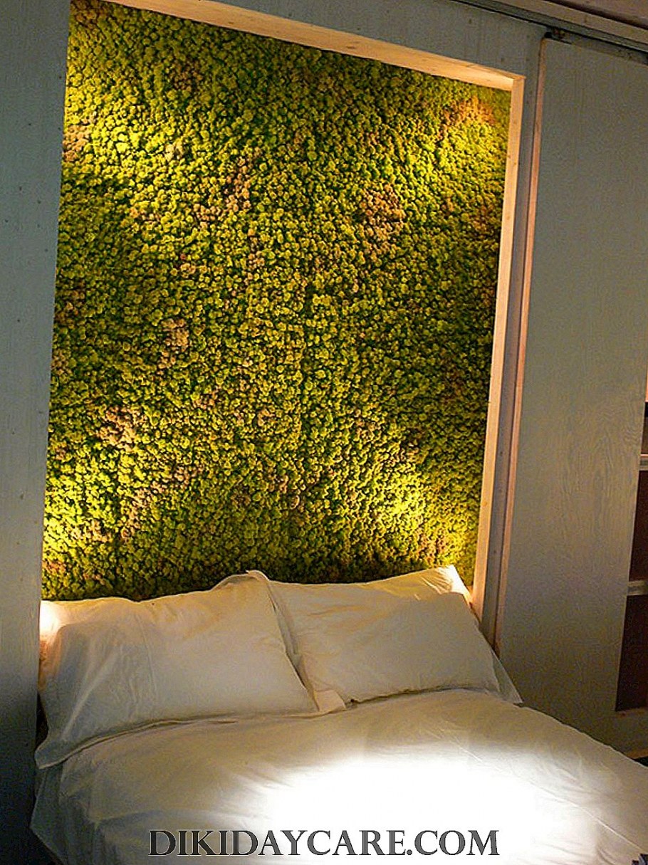 Коричневый и изумрудный в интерьере спальни