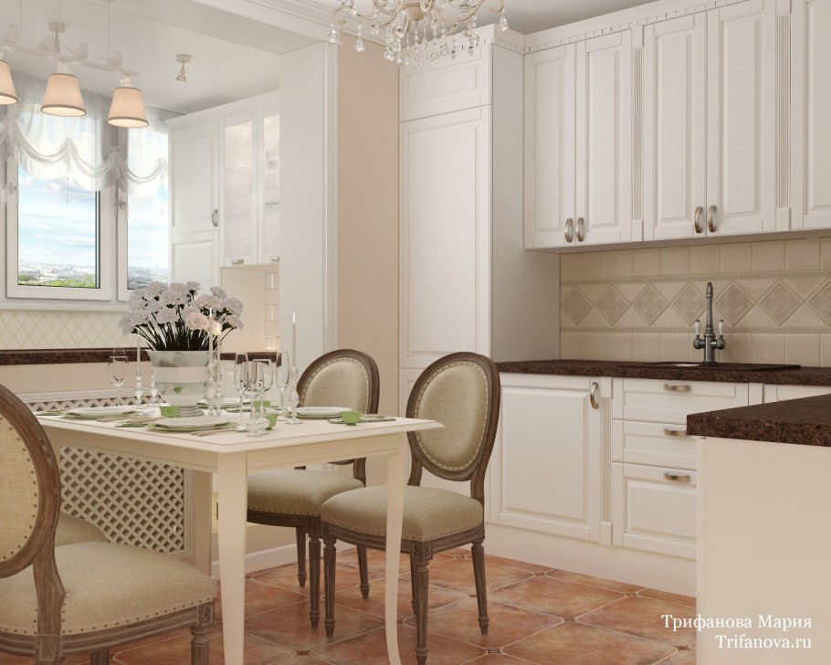 Маленькие кухни в светлых тонах
