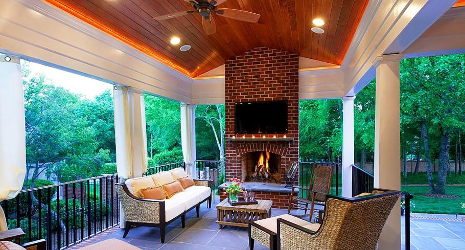 Пол на веранде