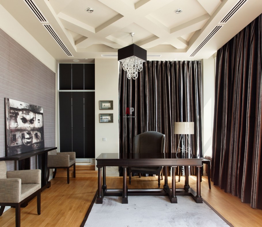 Интерьер кабинета в современном стиле