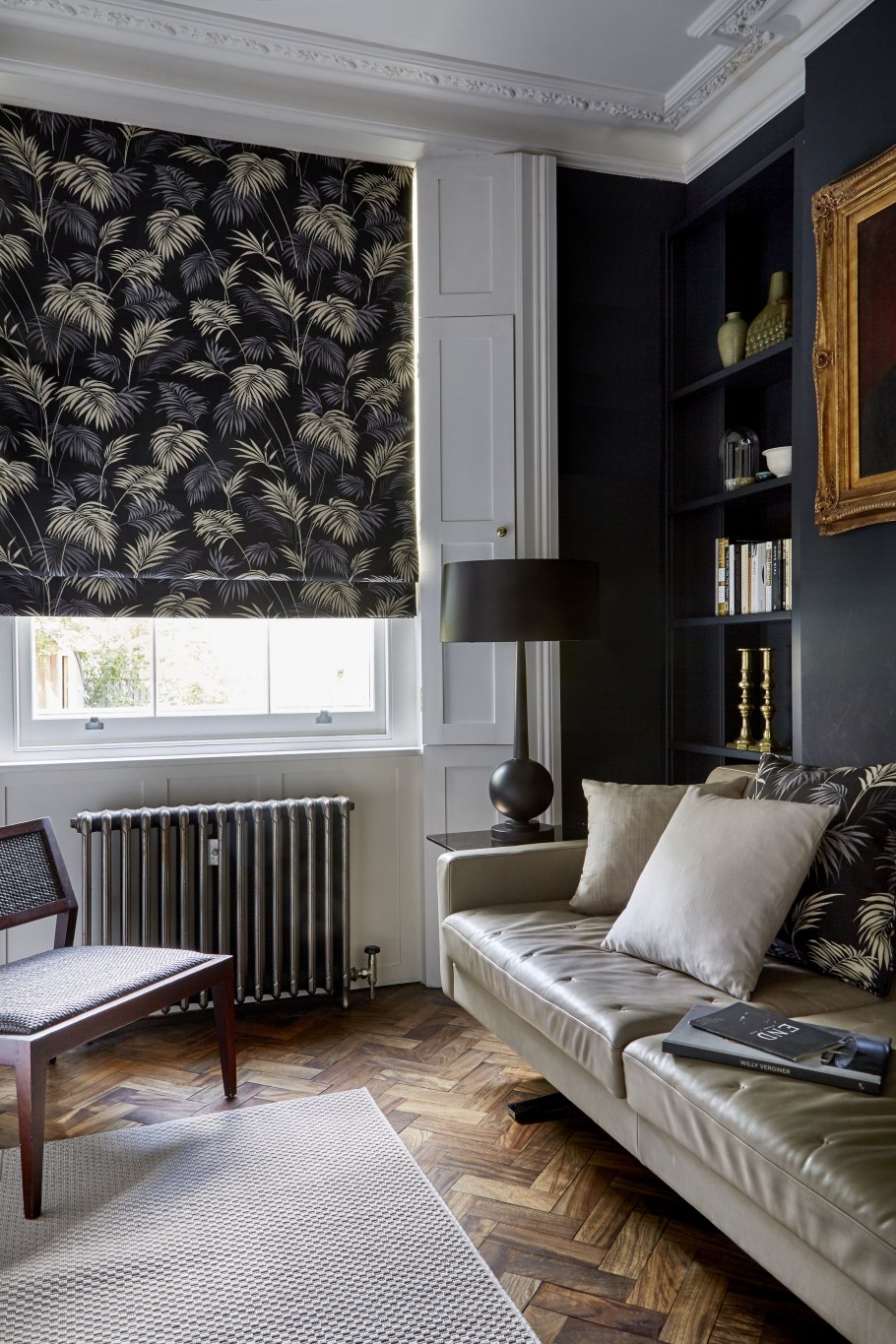 Рулонная штора ""день-ночь Сантайм декор"", крем, серебро (DF-200079-gr)