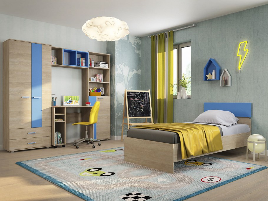 Детская мебель цвет дуб сомона