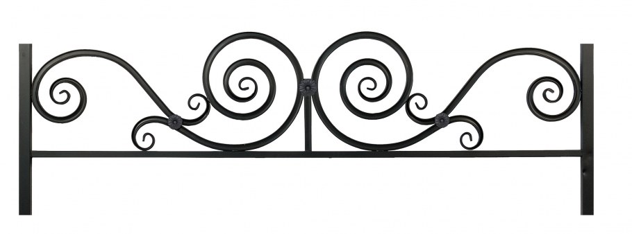 Кованая ограда Эвольвента 25
