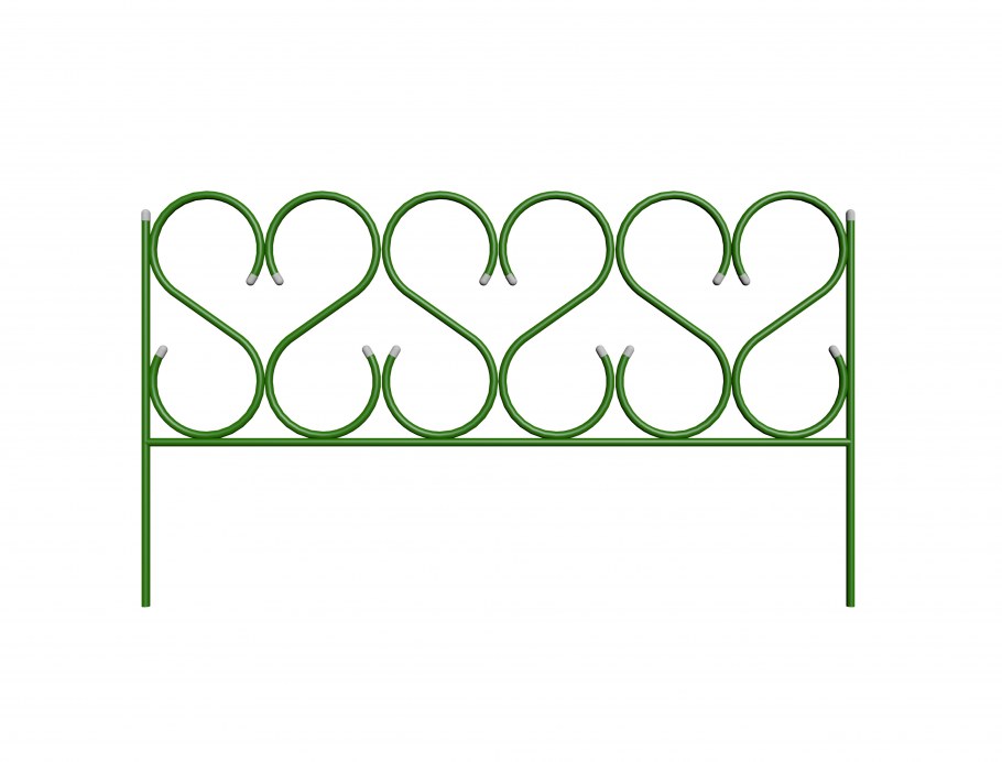 Железные ограждения для клумб