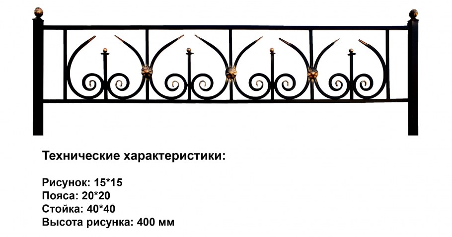 Эскизы оградок