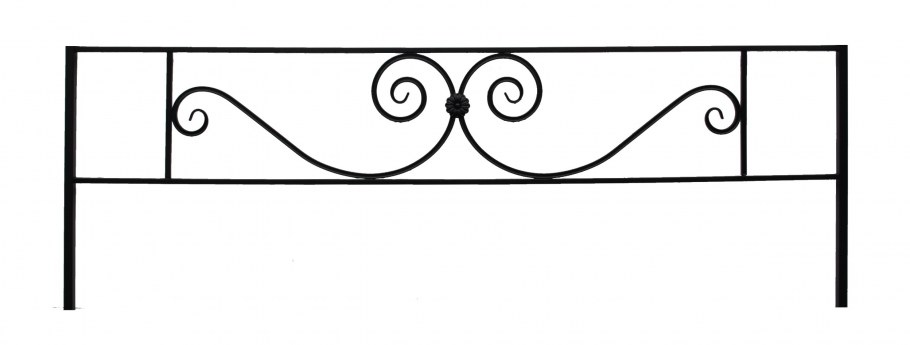 Кованые газонные ограждения