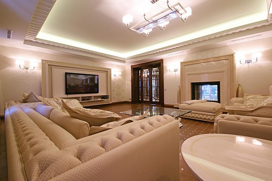 Интерьер гостиной Питер