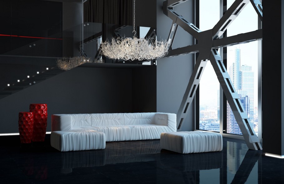 Люстра под мраморный пол