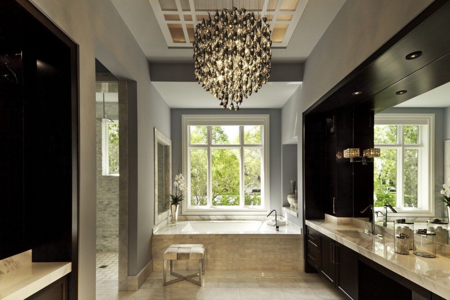 Кессонный потолок в стиле арт деко