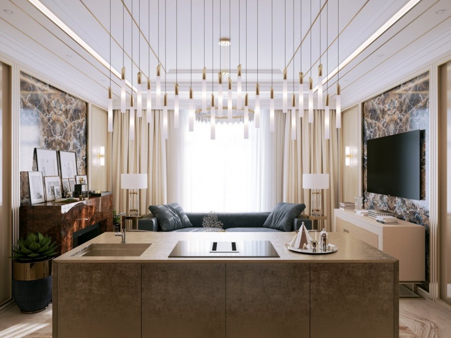 Ванная комната в Мраморном стиле