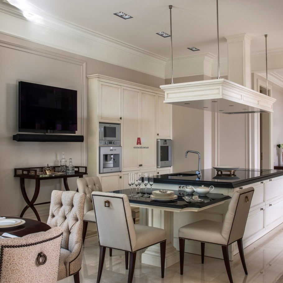 Кухни столовые в американском стиле