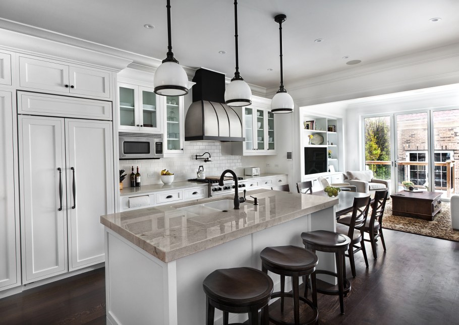 Американская кухня с островом