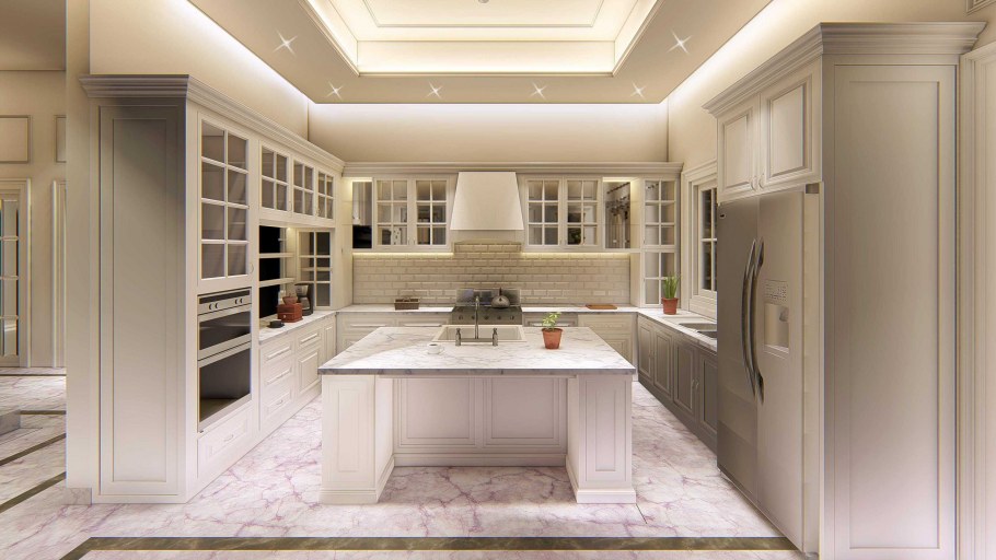 Кухонные фасады в американском стиле