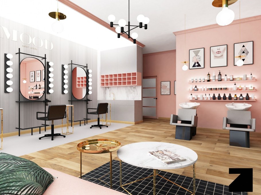 Интерьер студии визажиста