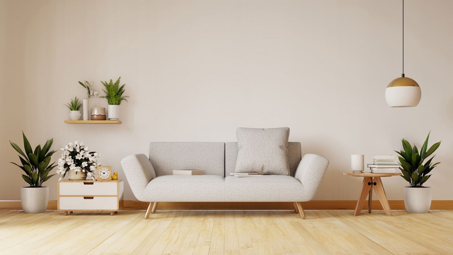 Скандинавский стиль белые стены