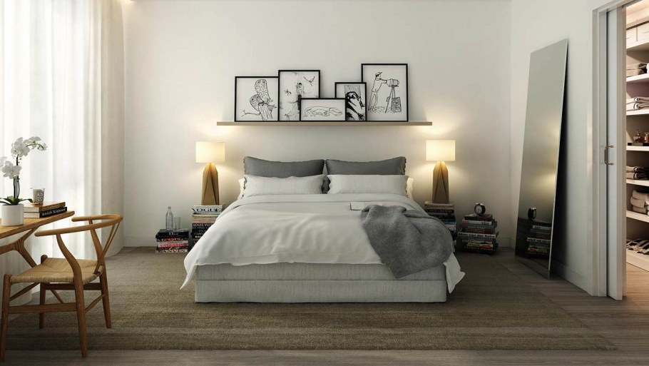 Дизайн спальни экостиль