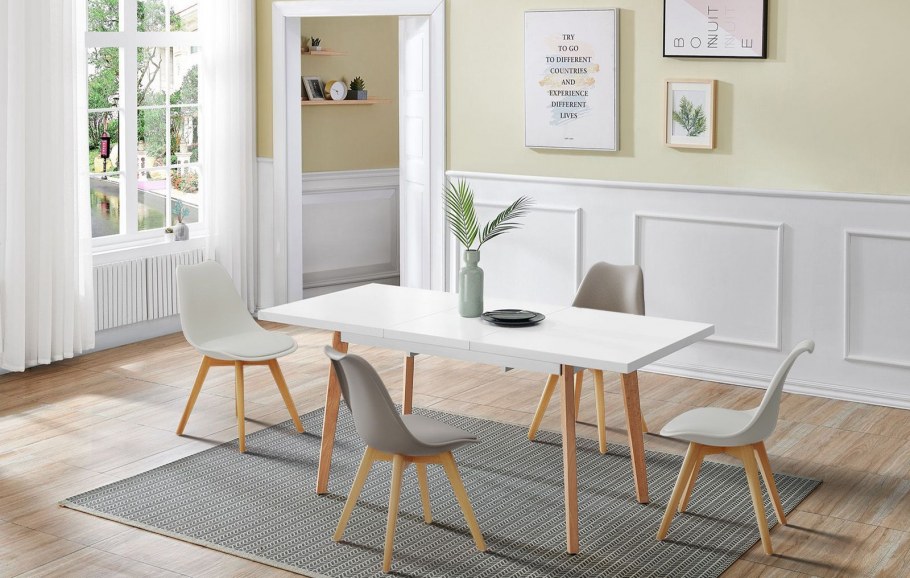 Стол Pamela + 4 стула Elwin