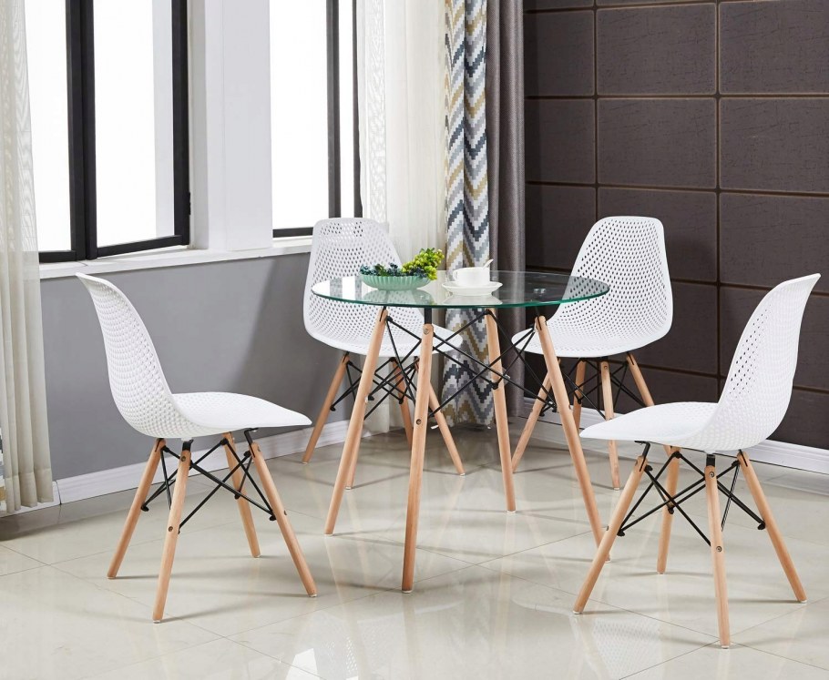 Стул Скандинавский Eames DSW белый