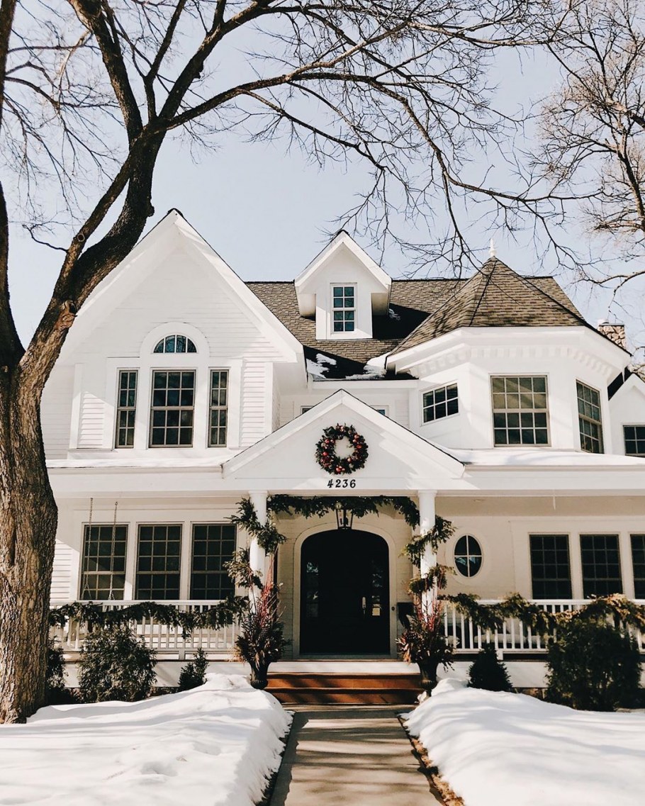 Крафтсман стиль загородный дом