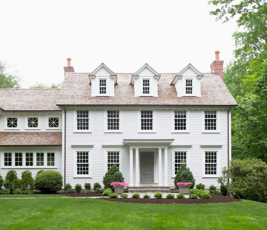 Дома в колониальном стиле в США