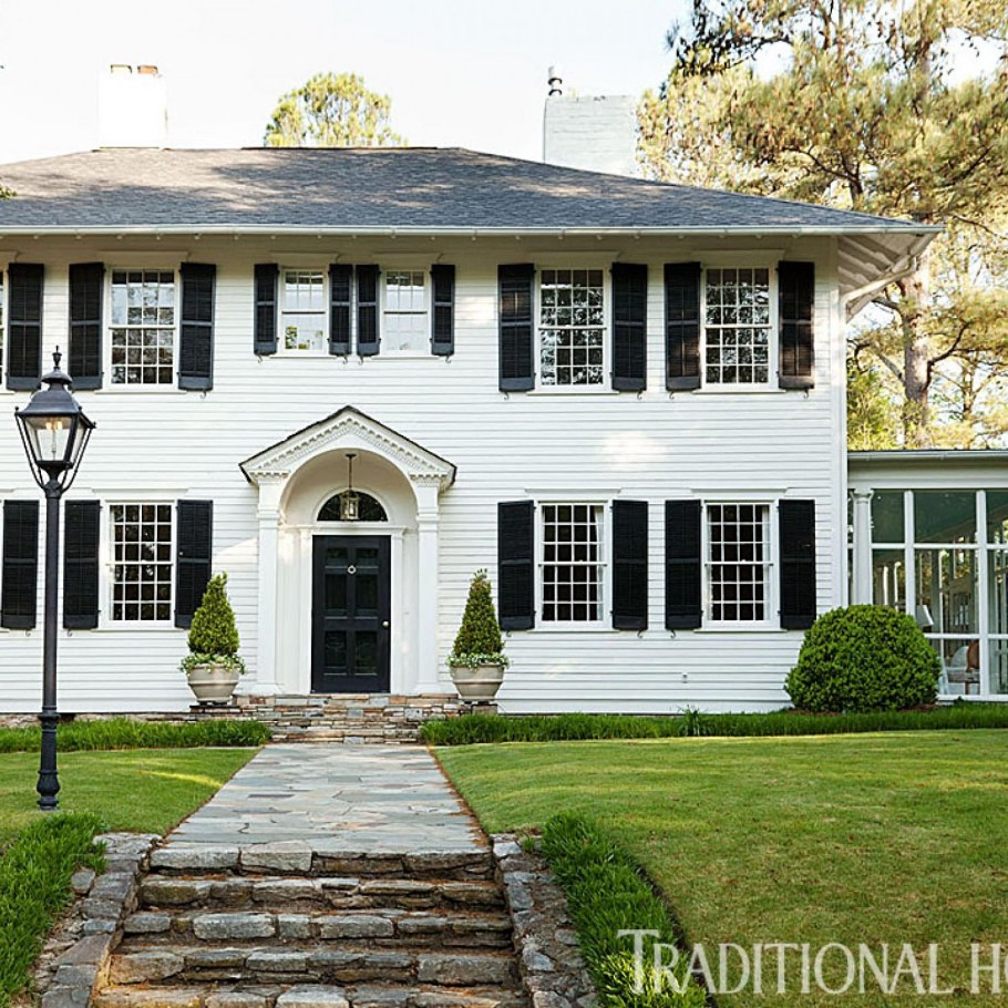 Колониальный стиль снаружи