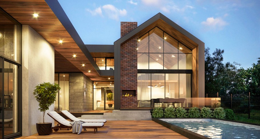 Красивые современные дома и их проекты