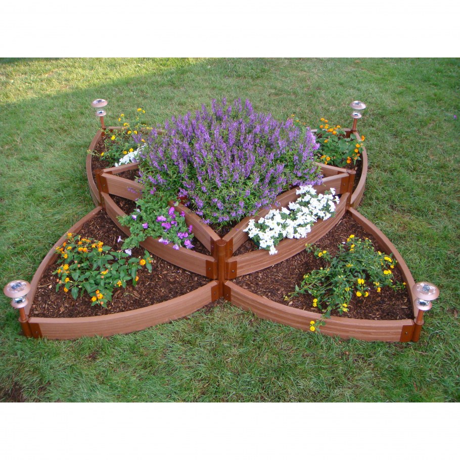 Формы клумб для цветов