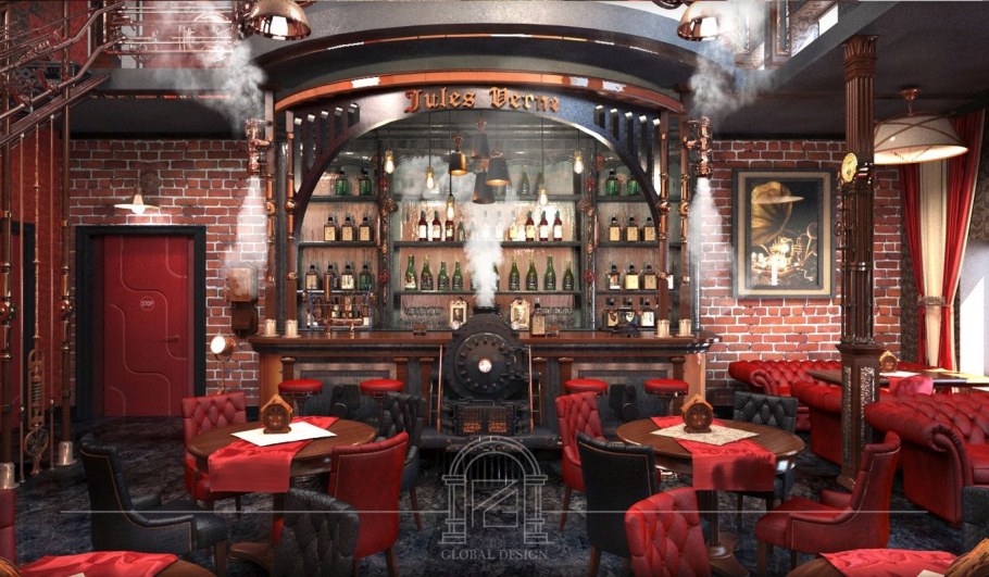 Ресторан в стиле Жюль Верн