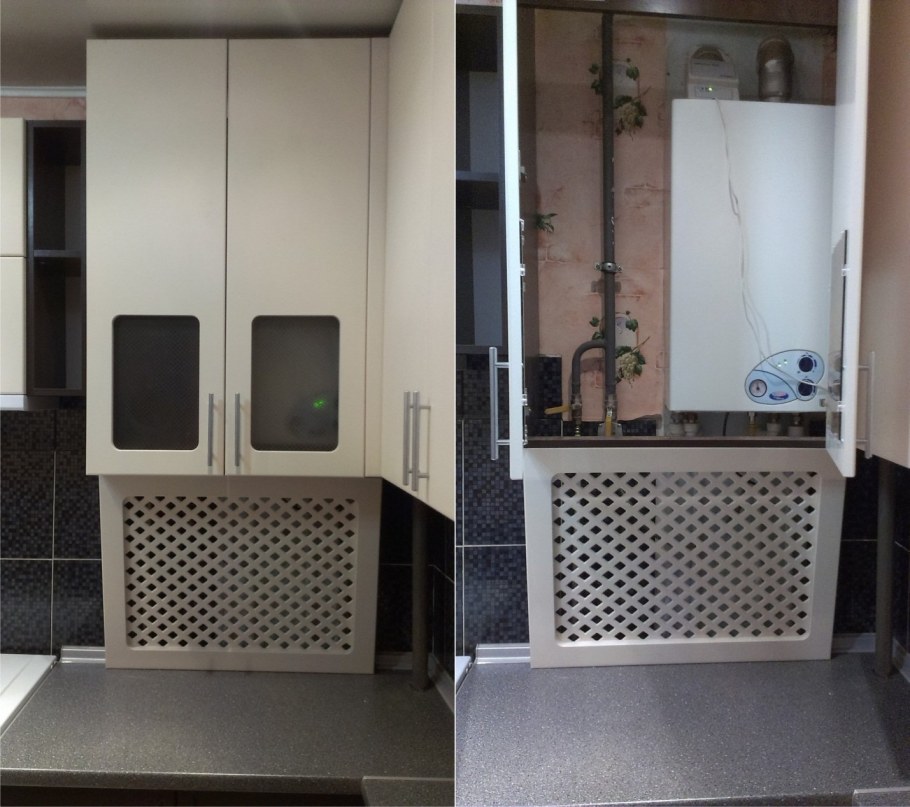 Шкаф под газовый котел