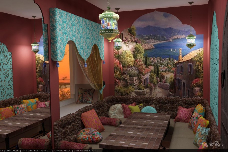 Кальянные в Восточном стиле