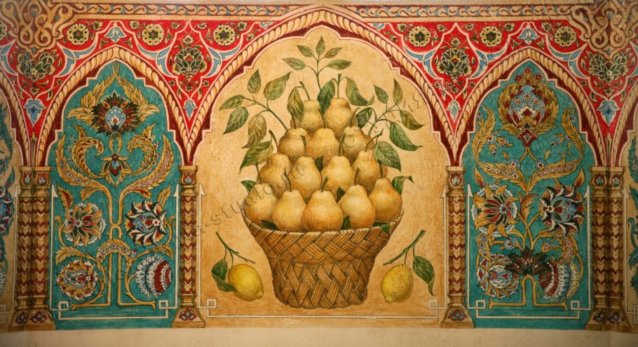 Роспись стен Восток