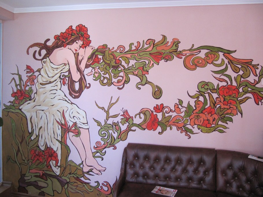 Декоративная живопись на стенах