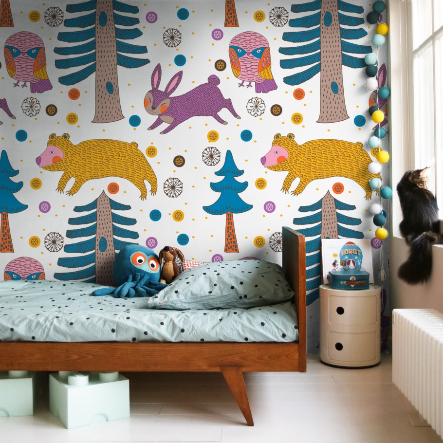 Дизайнерские обои в детскую