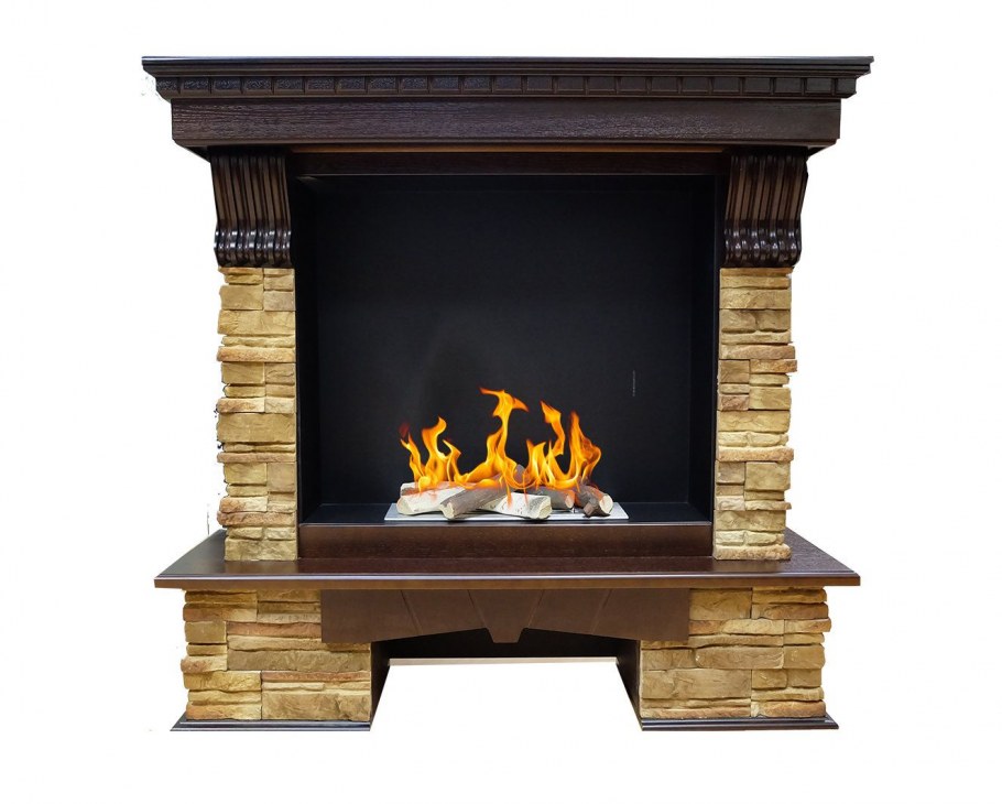 Биокамин Firebird Валенсия, тёмный дуб