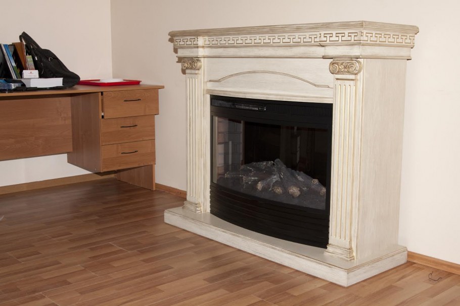 Электрический камин INTERFLAME Афина бежевый p33